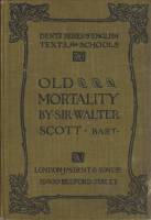 Книга "Old mortality" 1926 W. Scott Лондон Твёрдая обл. 460 с. Без илл.