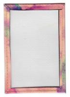 Обложка для проездного (Полимер) Принт "Геометрия. Треугольник. Облака", Розовые тона