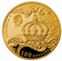 () Монета Остров Ниуэ 2012 год 100  ""   Биметалл (Платина - Золото)  AU