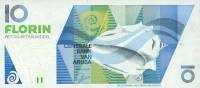 (№1993P-11) Банкнота Аруба 1993 год "10 Florin" (Подписи: Petrus J)