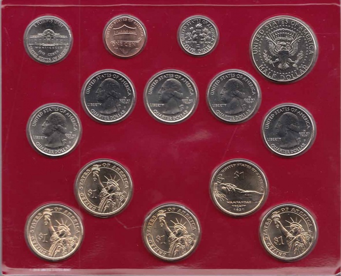 (2011d) Набор США 2011 год   UNC