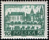 (1960-042) Марка Польша "Краков"   Исторические города №1 II Θ