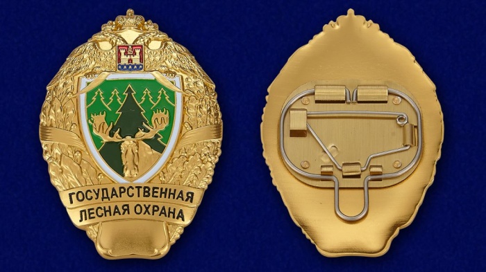 Копия: Знак Россия &quot;Государственная лесная охрана&quot;  