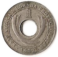 (№1911km7) Монета Восточная Африка 1911 год 1 Cent (нет или ч)
