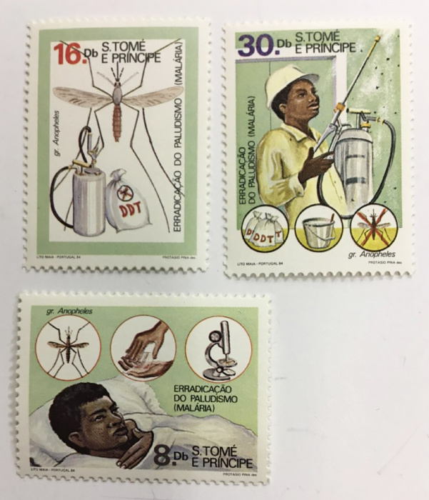 (--) Набор марок Сан-Томе &quot;3 шт.&quot;  Негашеные  , III O