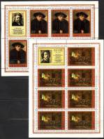 (1976-115 119) Серия Набор листов марок (2 шт) СССР     370 лет со дня рождения Рембрандта III O