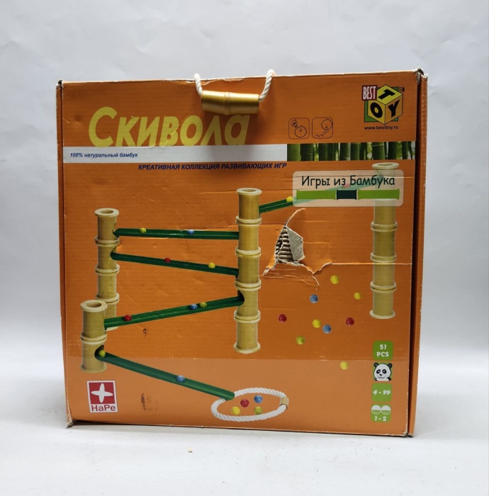 Игра Скивола из бамбука развивающая креативная