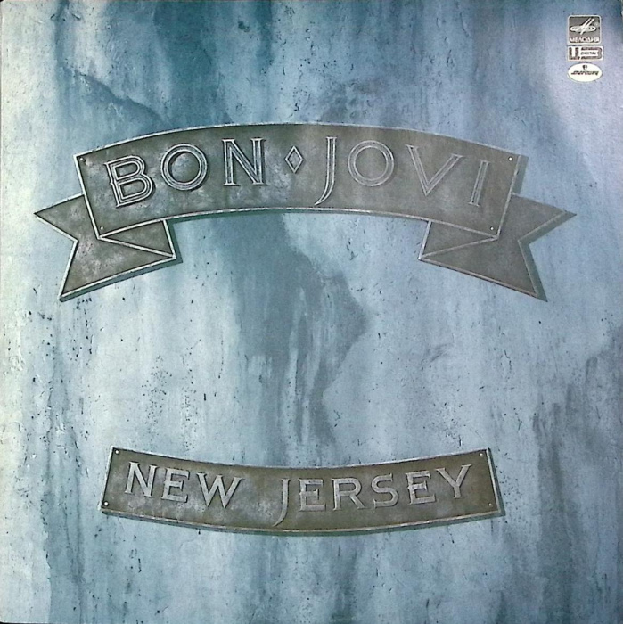 Пластинка виниловая &quot;Bon Jovi. New Jersey&quot; Мелодия 300 мм. Near mint