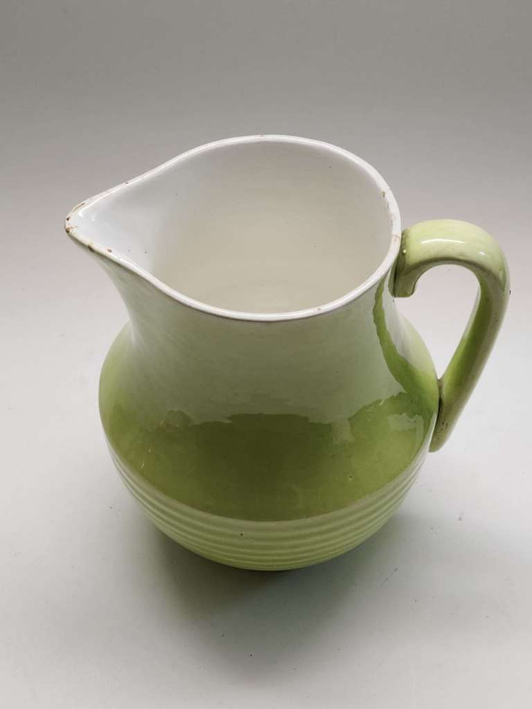 Кувшин зеленый салатовый ЗИК Конаково СССР 1958 год