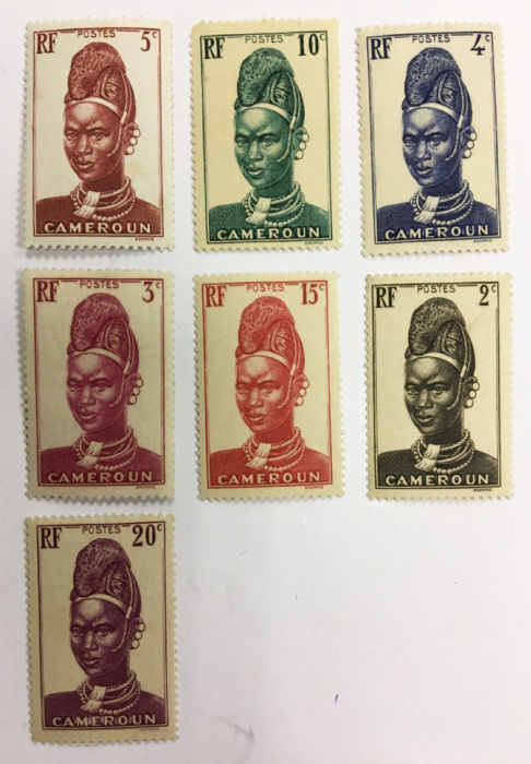 (--) Набор марок Камерун &quot;7 шт.&quot;  Негашеные  , III O