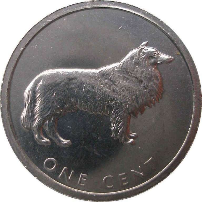 (№2003km420) Монета Острова Кука 2003 год 1 Cent (Бордер-Колли)