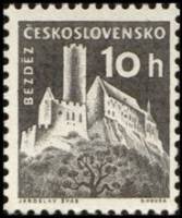 (1960-86) Марка Чехословакия "Замок Бездез"   Замки и усадьбы (Стандартный выпуск) II Θ