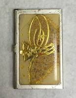 Визитница металлическая (сост. на фото)