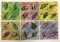 --  Набор блоков Бурунди 6 шт.  Гашёные , III Θ