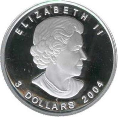 () Монета Канада 2004 год 3  &quot;&quot;    AU