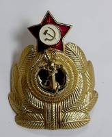 Значок Знак СССР "Кокарда ВМФ" Усики 