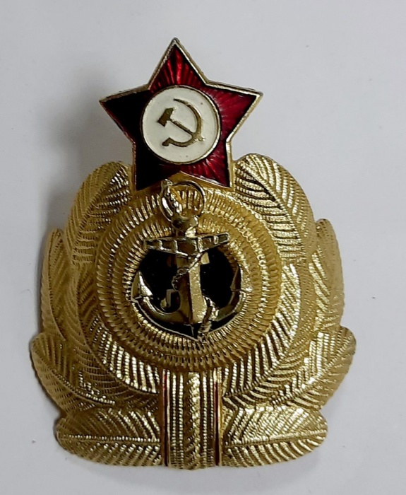 Значок Знак СССР &quot;Кокарда ВМФ&quot; Усики 
