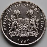 () Монета Сьерра-Леоне 1999 год 1  ""   Медь-Никель  UNC