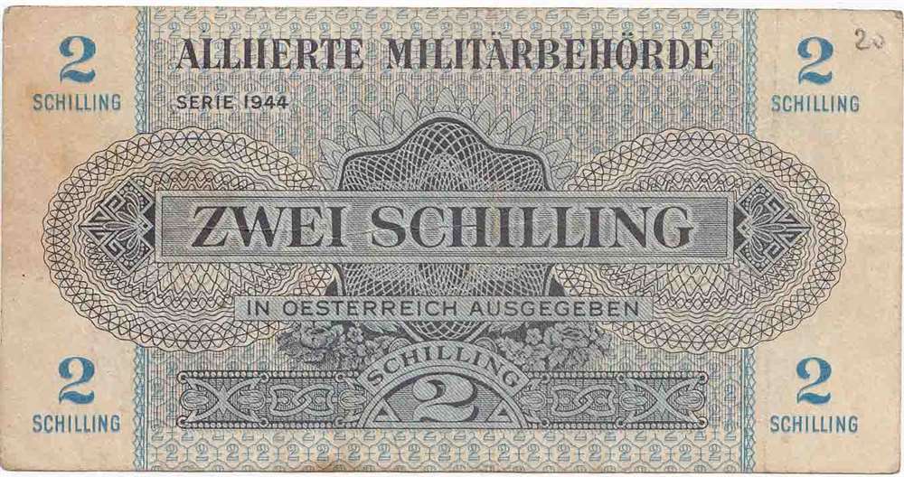 () Банкнота Австрия 1944 год 2  &quot;&quot;   VF