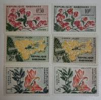 (--) Набор марок Габон "6 шт."  Негашеные  , III O
