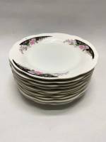 Тарелка фарфоровая десертная 11 шт "Свежий ветер" Китай