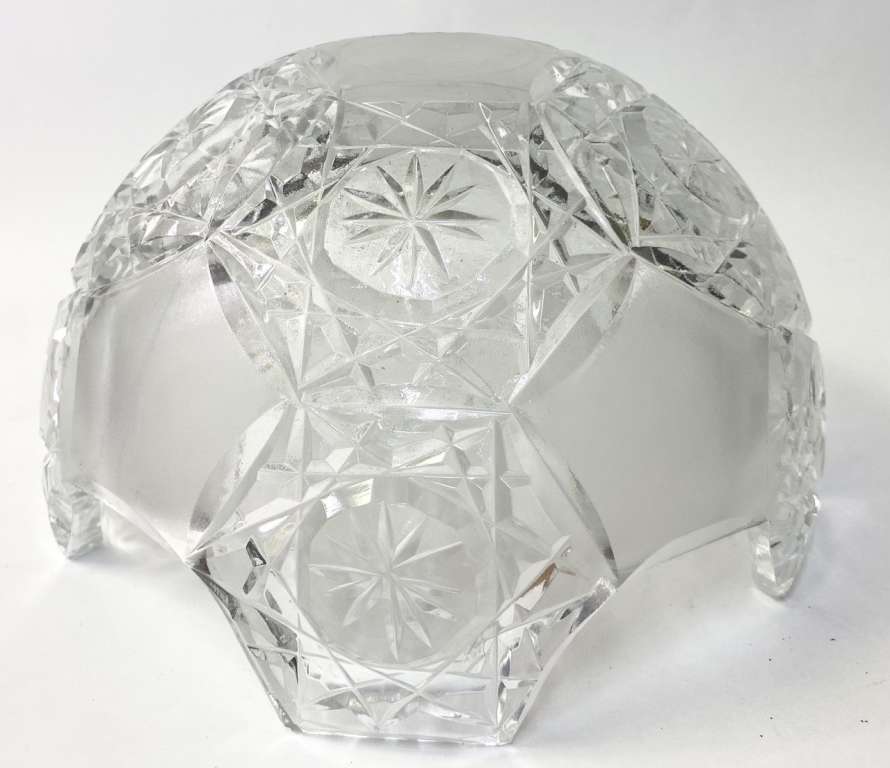 Салатник ваза футбольный мяч хрусталь 