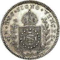 (№1833km390) Монета Бразилия 1833 год 320 Reacute;is