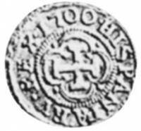 (№1700km245) Монета Испания 1700 год 1 Escudo (Севилья М)