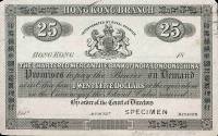 (№1880P-89s) Банкнота Гонконг 1880 год "25 Dollars"
