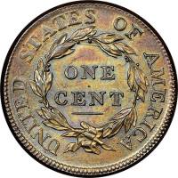 (1813) Монета США 1813 год 1 цент   Медь  UNC
