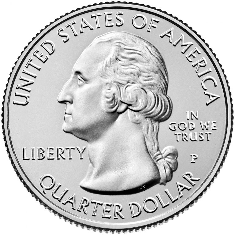 (043p) Монета США 2018 год 25 центов &quot;Вояджерс&quot;  Медь-Никель  UNC