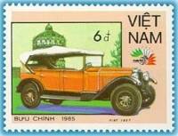 (1985-081) Марка Вьетнам "Фиат, 1927"    Выставка марок Italia `85, Автомобили III Θ
