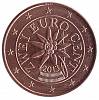 2013 Монета Австрия 2013 год 2 цента  Латунь  UNC