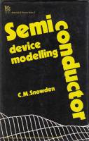 Книга Моделирование полупроводниковых приборов 1988 С. Сноуден Лондон Твёрдая обл. 215 с. С ч/б илл