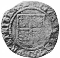 (№1601km7.2) Монета Ирландия 1601 год 3 Pence (Дата)