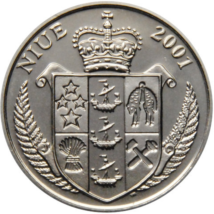 (2001) Монета Остров Ниуэ 2001 год 1 доллар &quot;Пикаччу&quot;   PROOF