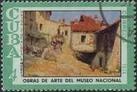 (1974-022) Марка Куба "Сельский пейзаж"    Музей в Гаване III Θ