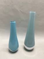 Ваза цветное стекло 2 шт