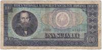 () Банкнота Румыния 1966 год 100  ""   F