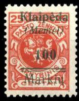 (1923-) Марка Литва "Печати II на офисьель штамп"  ☉☉ - марка гашеная в идеальном состоянии, без нак