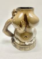 Пивная кружка керамика Банная 18 см 