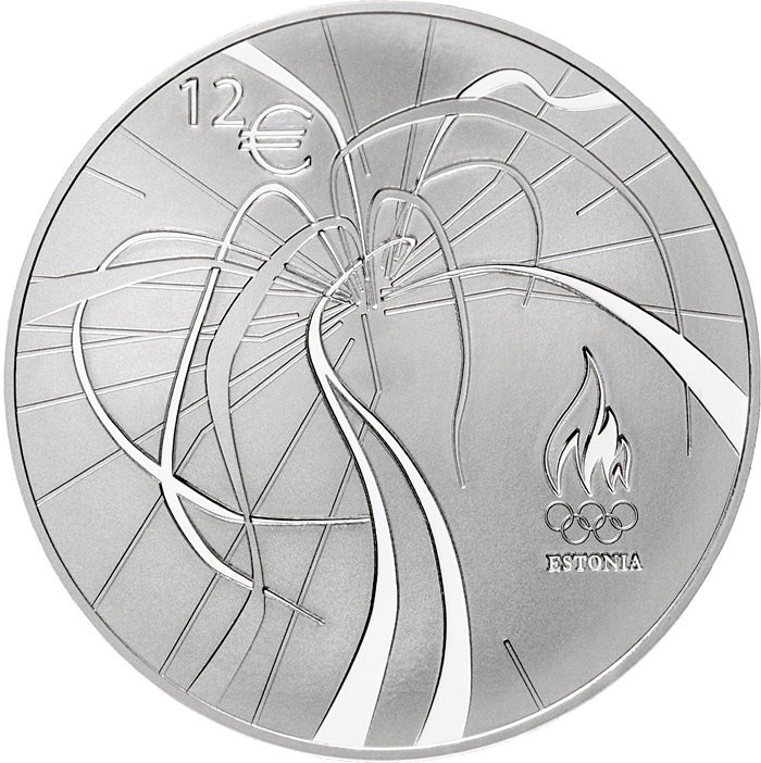 (2012) Монета Эстония 2012 год 12 евро &quot;XXX Летняя олимпиада Лондон 2012&quot;  Серебро Ag 999  PROOF
