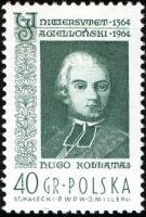(1964-029) Марка Польша "Г. Коллонтай"   600 лет Ягеллонскому университету II Θ