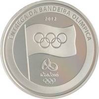  Монета Бразилия 2012 год 50     Биметалл (Серебро - Ниобиум)  UNC
