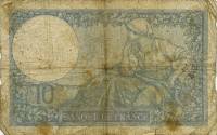 (№1939P-84a.8) Банкнота Франция 1939 год "10 Francs"