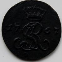 (№1765km175) Монета Польша 1765 год frac12;Grosz