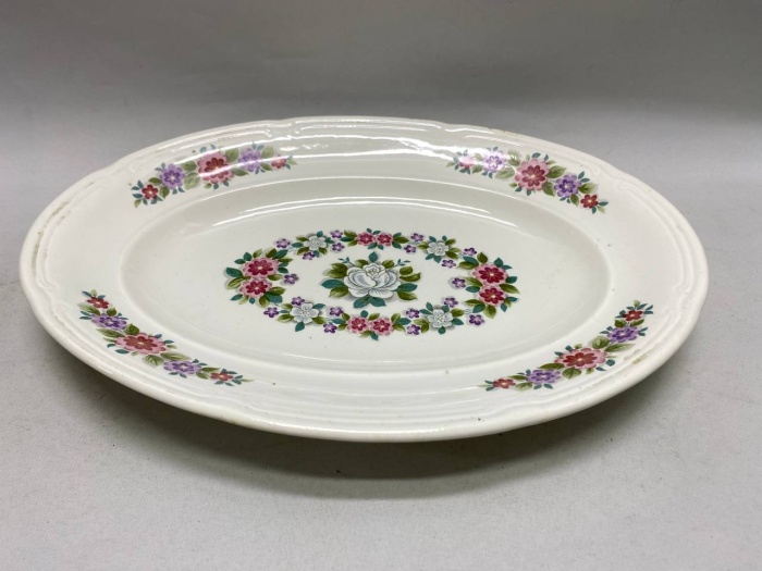 Блюдо овальное Зик Конаково