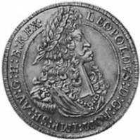 (№1658km1149) Монета Австрия 1658 год frac12; Thaler