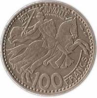 (№1950km133) Монета Монако 1950 год 100 Francs