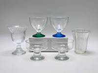 Креманки 6 шт разные стекло